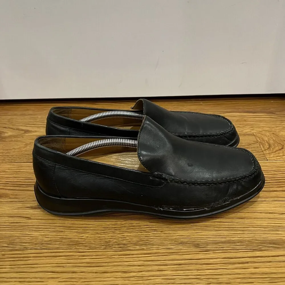 Cole Haan Men’s‎ Air Dempsey Black Slip On Loafers Size 11M C08094 Leather